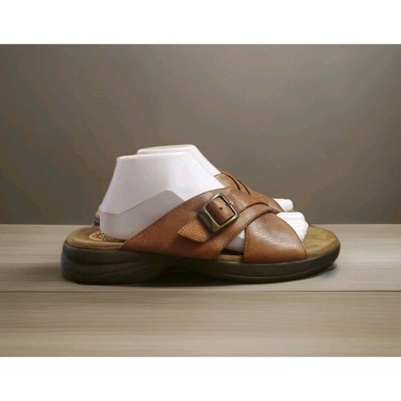 Earth Spirit Mystic Slide Sandals Women's Size 11 Brown - Picture 1 of 12